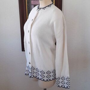 Amana woolen Mill Salesroom 80s knit Button Up Sweater Jacket
